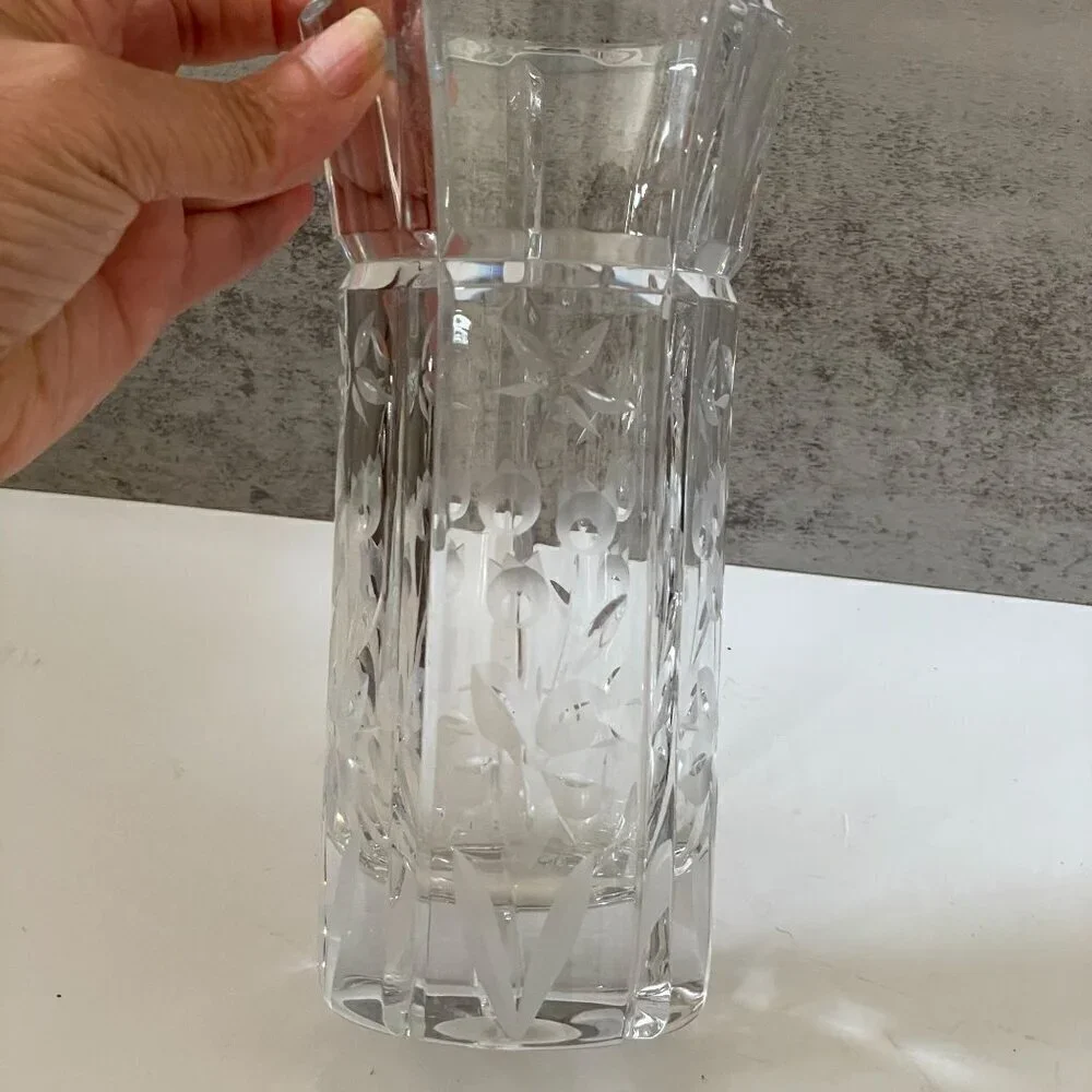 Mikasa English Garden Hand Blown Cut Glass 7